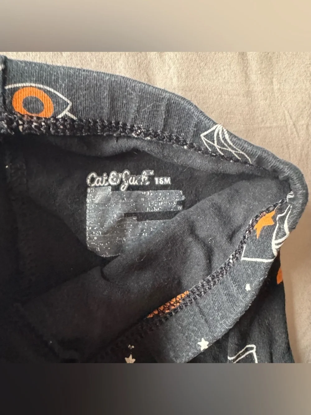 Mismatched Halloween Pajama Set - 2 tops one bottom - Picture 5 of 7